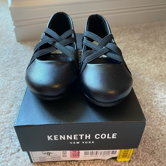 Toddler Girls NEW Kenneth Cole black dress shoes - Picture 1 of 1